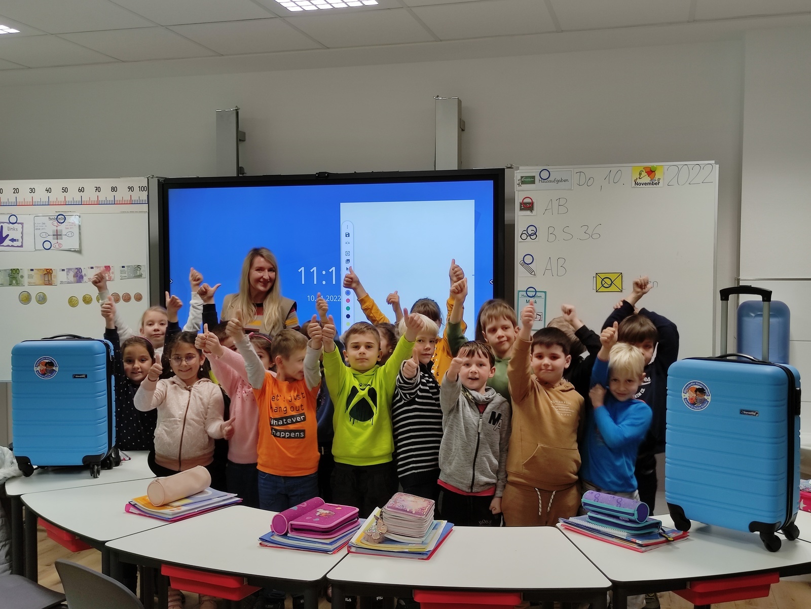 Bild mit Kindern in der Schule