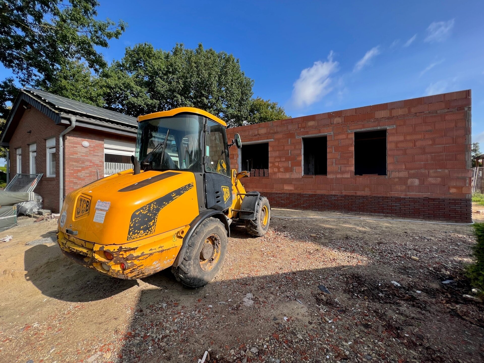 Ein Bild von einer Baustelle