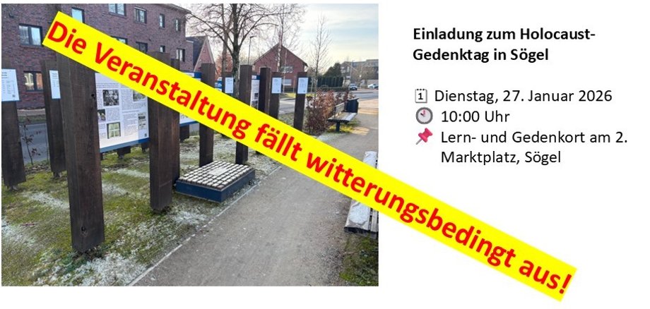 Ein Bild mit einer Absage