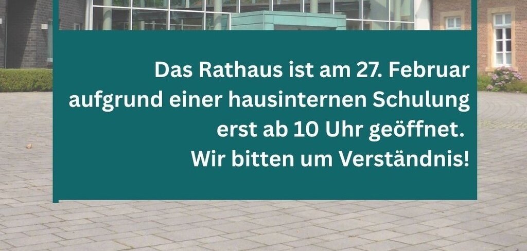 Ein Bild von einem Rathaus