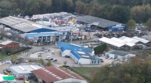 Gewerbegebiet von oben